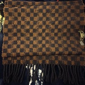 Authentic Fendi Wool Scarf Made in Italy